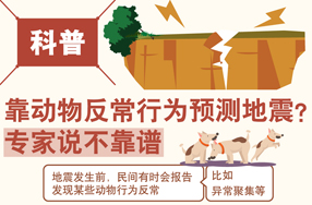 靠動物反常行為預測地震？不靠譜